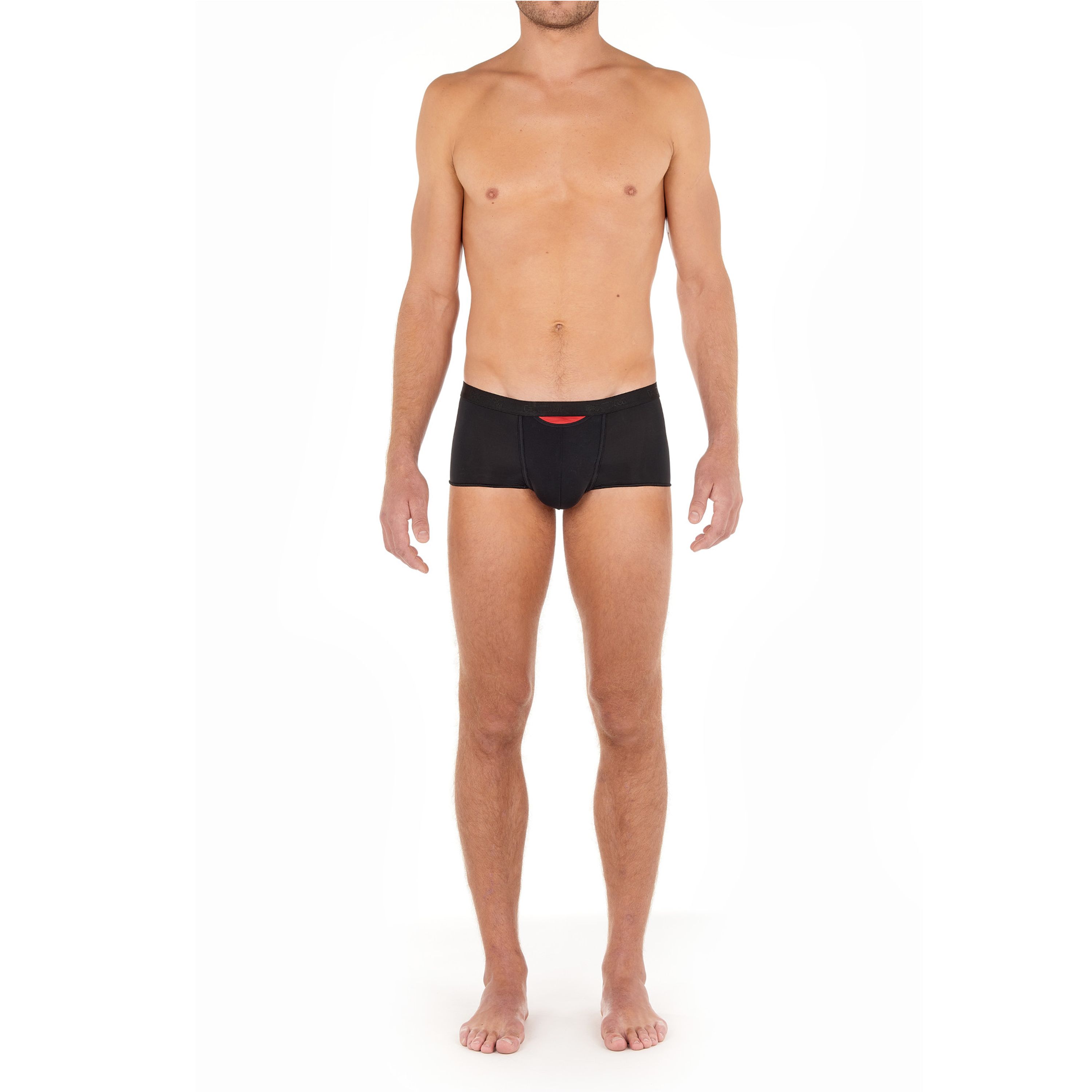 Мужские трусы хипсы черные HOM PLUME UP Trunk HO1 up 402373_400004 фото 2