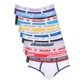 Фото Мужские трусы брифы произвольные цвета набор 4 в1 Aussiebum Aus52488