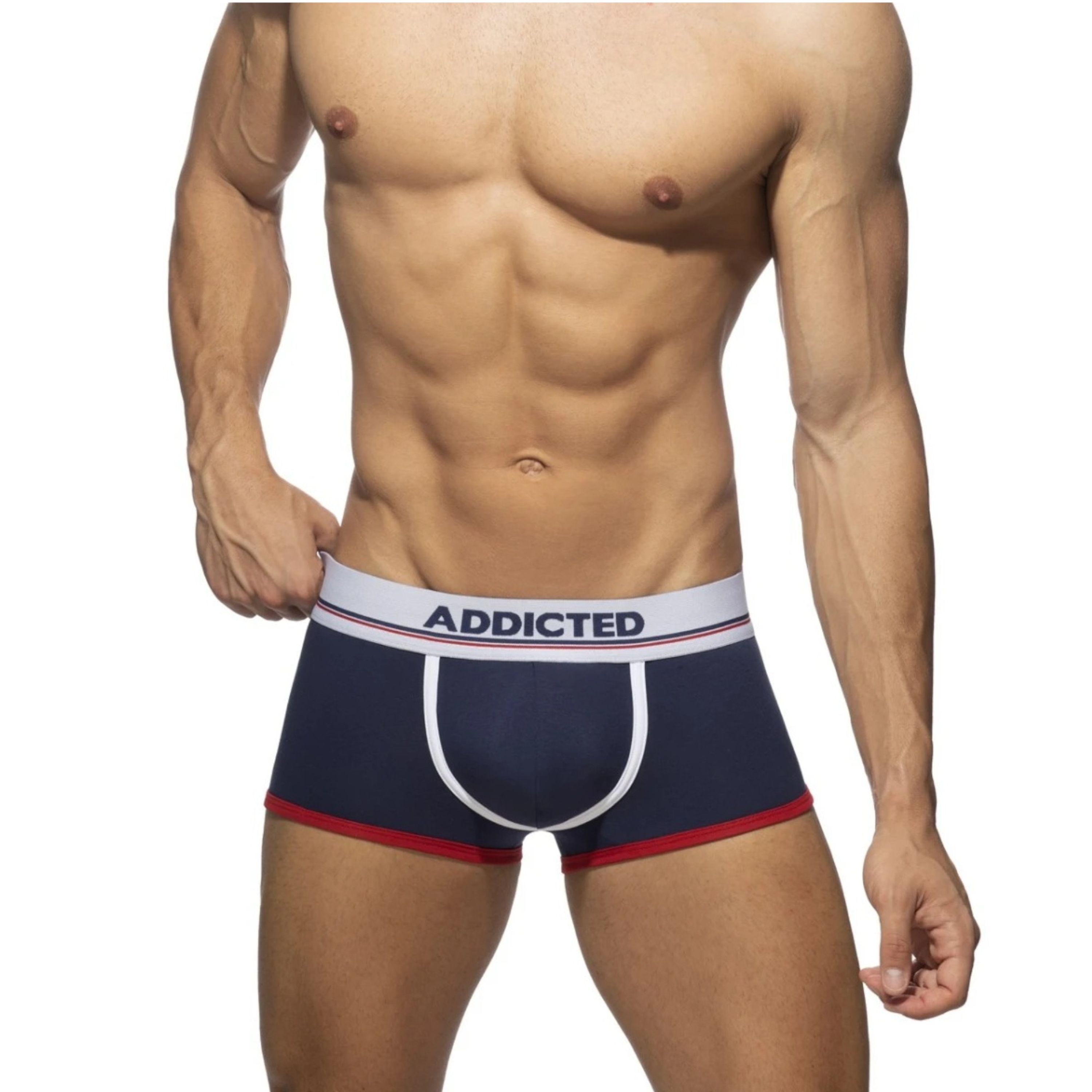 Мужские трусы хипсы темно-синие Addicted AD5022-16 фото 1