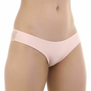 Фото Женские трусы слипы с кружевной вставкой персиковые ROMEO ROSSI RR2503-20-1