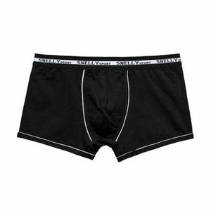 Фото Мужские трусы боксеры черные Snelly new bi-elastic line U975