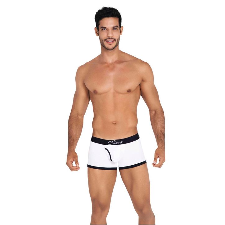 Мужские трусы боксеры белые Clever GOALS BOXER 041601 