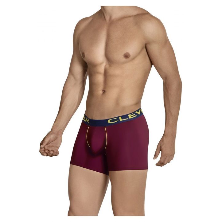 Мужские трусы боксеры бордовые Clever Filipo Boxer 240719 