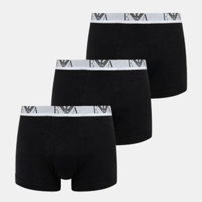 Фото Набор мужских трусов боксеров 3в1 черные Emporio Armani EM000259_AF14131