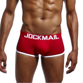 Фото Мужские трусы боксеры красные с push up JOCKMAIL JM6030-8
