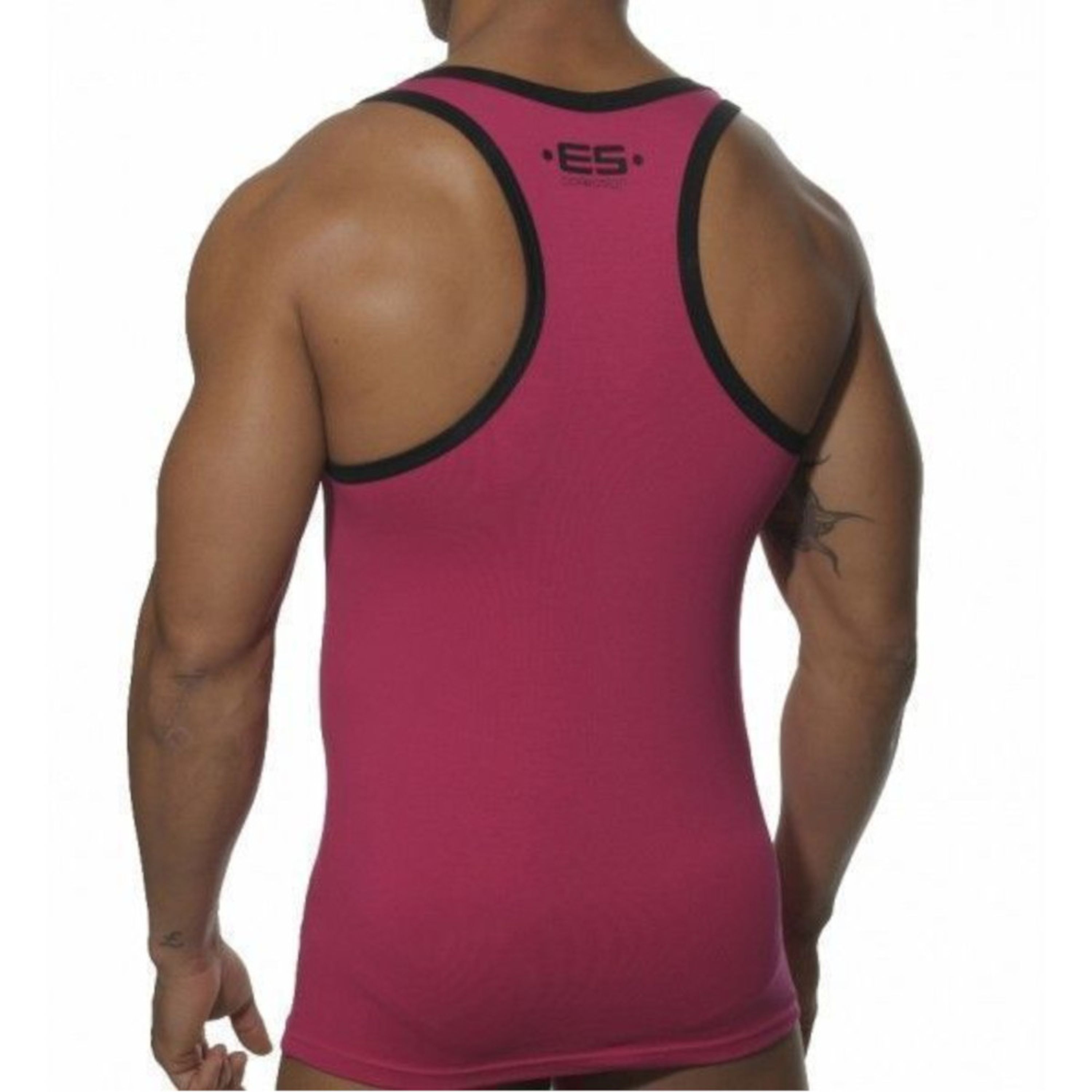 Мужская майка фуксия ES COLLECTION TANK TOP MAGENTA фото 2