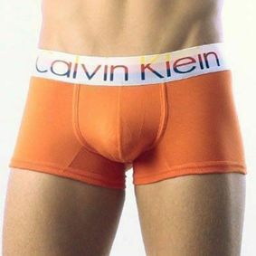 Фото Мужские трусы боксеры Calvin Klein Steel Multicolor Orange