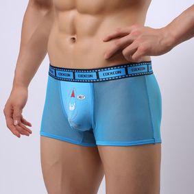 Фото Мужские трусы боксеры голубые Cockcon Boxer Blue 826