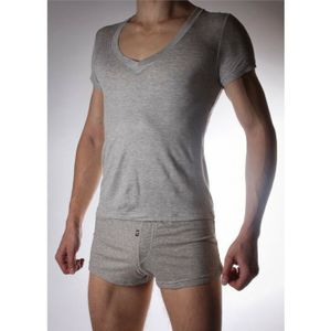 Фото Мужская футболка серая из микромодала GMW Sport Tee Grey
