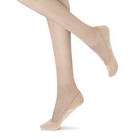 Фото Женские подследники бежево-розовые 2 пары OROBLU FOOT PROT. SOLANGE LACE OB VOBC01490