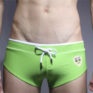 Фото Мужские плавки купальные салатовые Suprebody SUP Swimwear