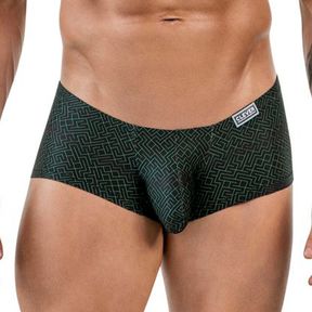 Фото Мужские трусы хипсы черные с принтом Clever Moda LABERIN LATIN BOXER 185211