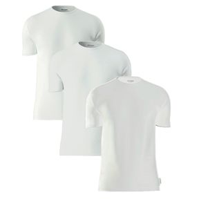 Фото Набор мужских футболок 3в1 белые PALM ANGELS PLA1UMWTS09TR