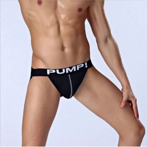 Фото Мужские трусы джоки сетчатые черные Pump! H588-2