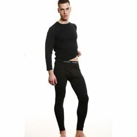 Фото Мужское термобелье утепленное Calvin Klein 365 Thermal Black