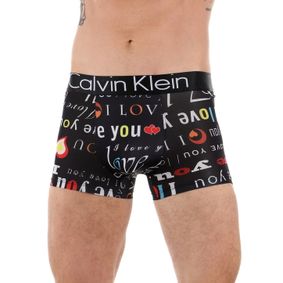 Фото Мужские трусы боксеры черные "I love you" Calvin Klein