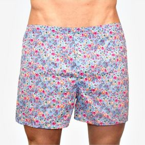 Фото Мужские трусы-шорты голубые Romeo Rossi Spring Meadow Shorts RR00313