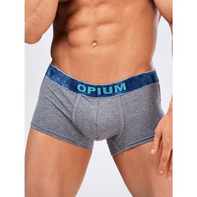 Фото Мужские трусы боксеры серые меланж Opium Boxer R109