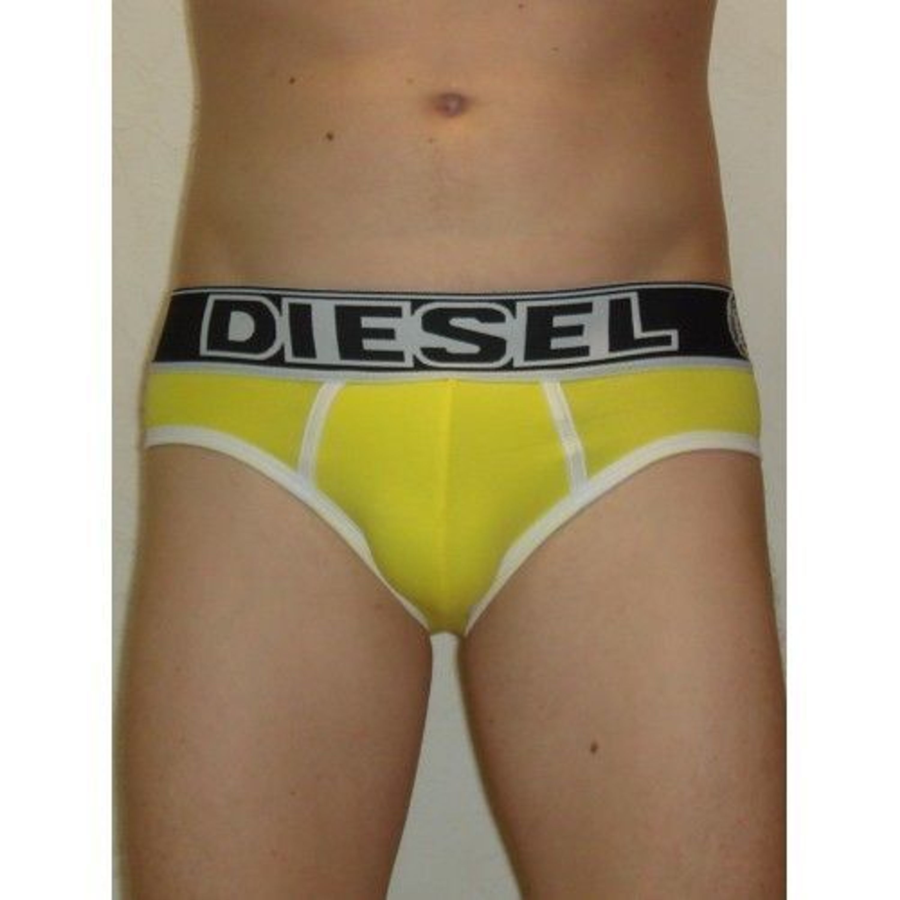 Мужские трусы брифы желтые (модал)  Diesel Indian Yellow Brief DIS0087 фото 1