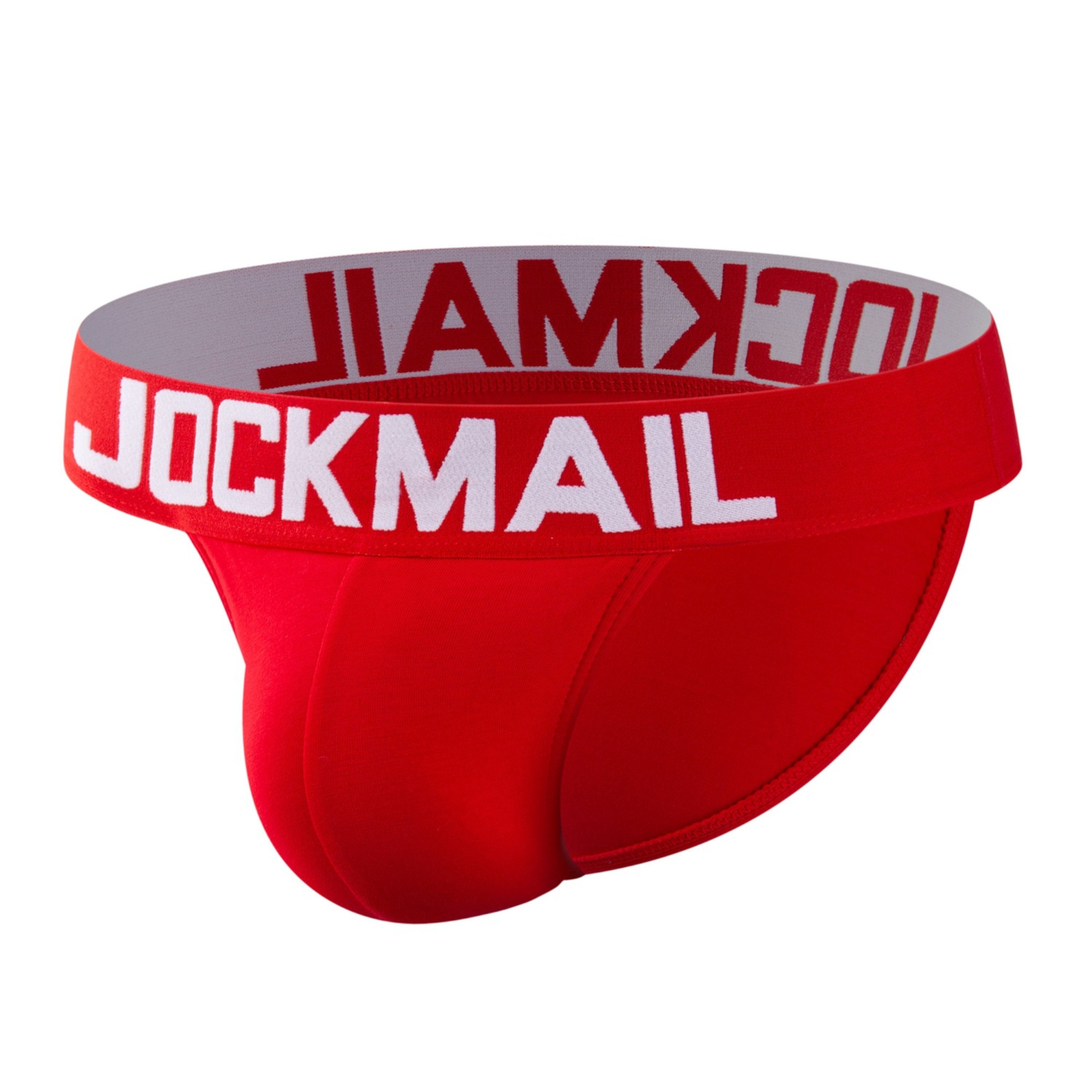 Мужские трусы танга красные JOCKMAIL JM3022-8 фото 5