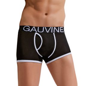 Фото Мужские трусы боксеры черные GAUVINE 3001