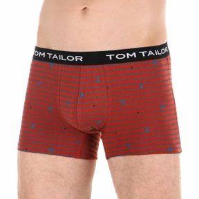 Фото Мужские трусы боксеры набор 2в1 (красные в полоску, синие) Tom Tailor 70483/6072 425