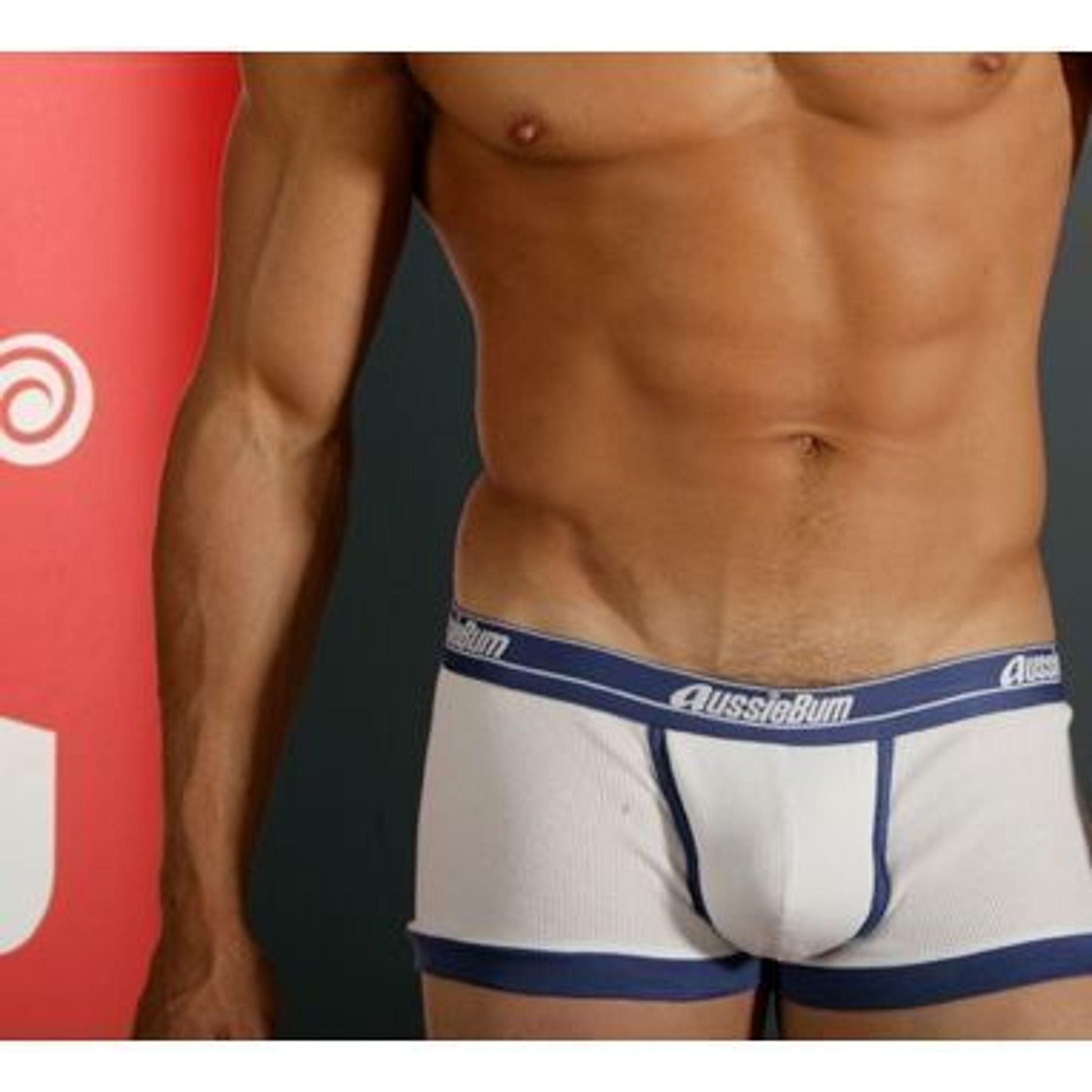 Мужские трусы хипсы белые Aussiebum Patriot Hip White AB00076 фото 2