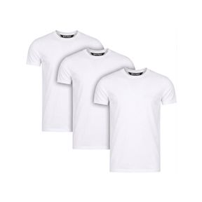 Фото Набор мужских футболок 3в1 белые PALM ANGELS PLA1UMWTS04TR