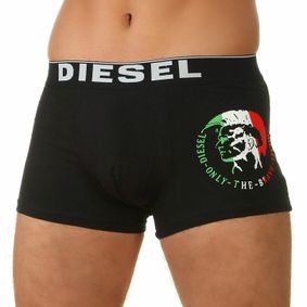 Фото Мужские трусы боксеры черные Diesel