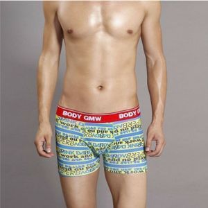 Фото Мужские трусы боксеры GMW Yellow Blue Boxer