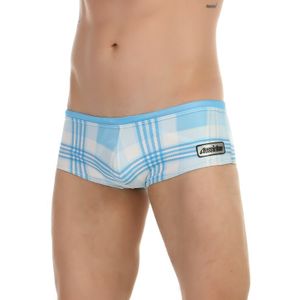 Фото Мужские плавки голубые в клетку AussieBum 6620-5