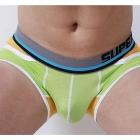 Фото Мужские трусы хипсы салатовые Superbody Modal Green Hip Boxer