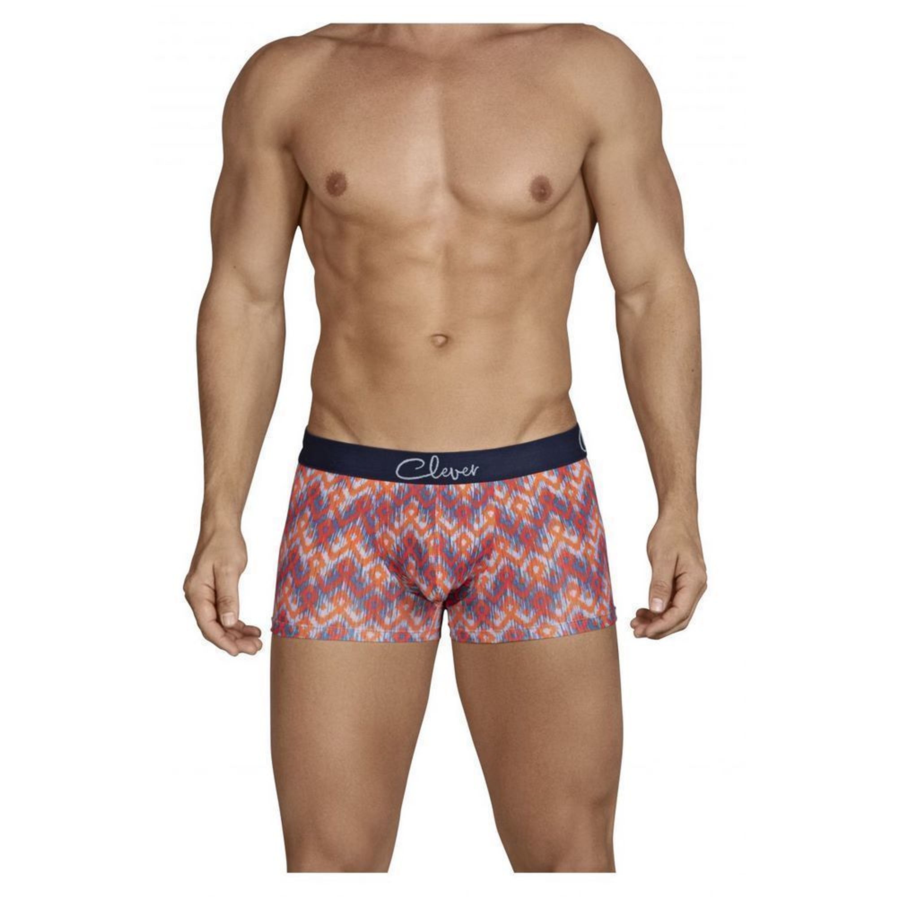 Мужские трусы боксеры розовые с узором Clever Bohemian Latin Boxer 244005 фото 1