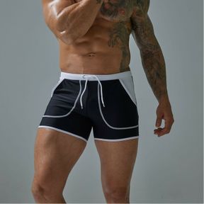 Фото Мужские плавки боксеры черные Romeo Rossi RR6510-2