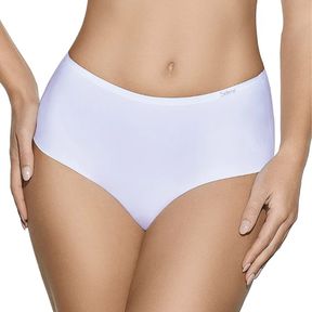 Фото Женские трусы слипы макси высокие белые бесшовные Creaciones Selene 503 MAXI BRAGA/blanco