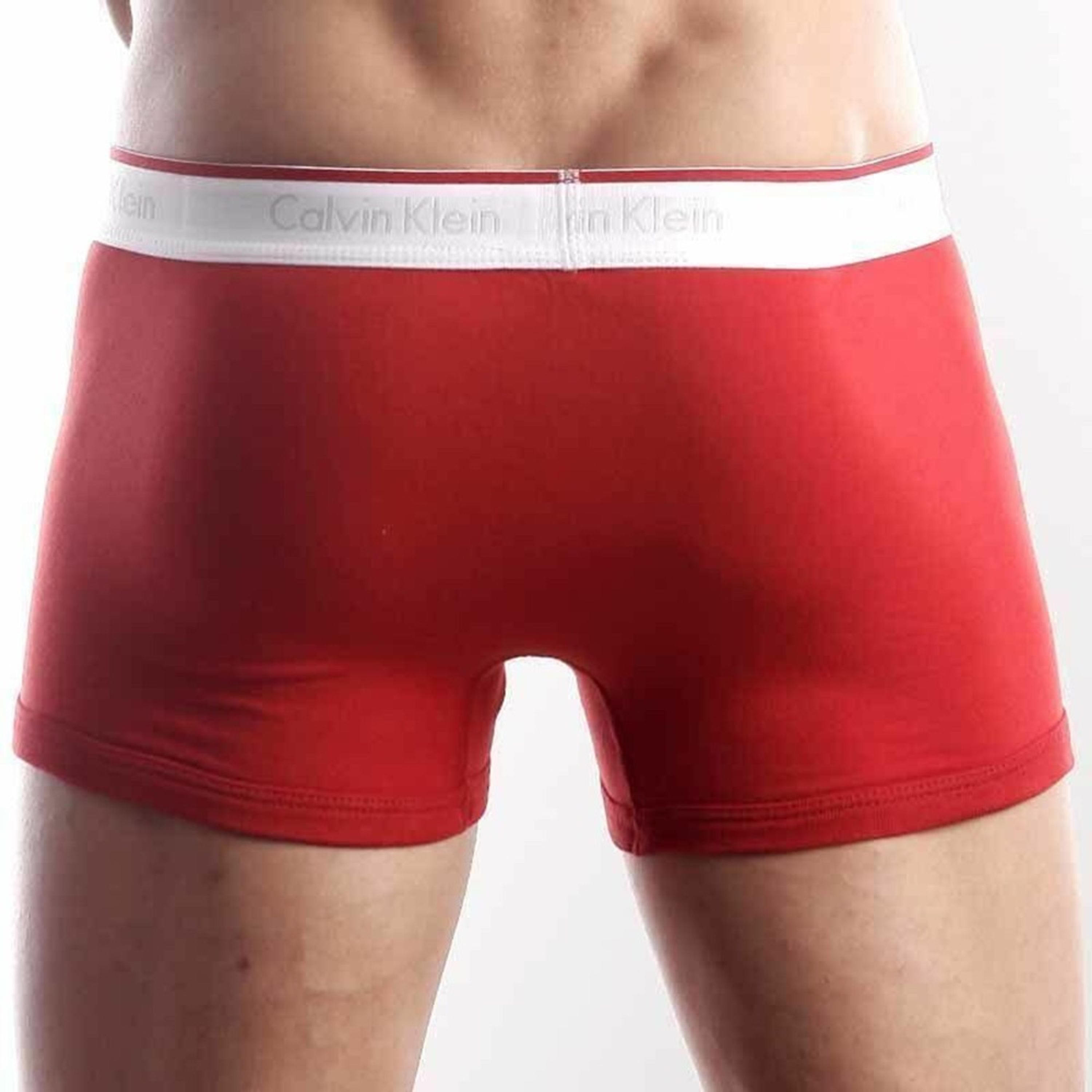 Мужские трусы боксеры красные Calvin Klein Tech Cool Boxer Red фото 4