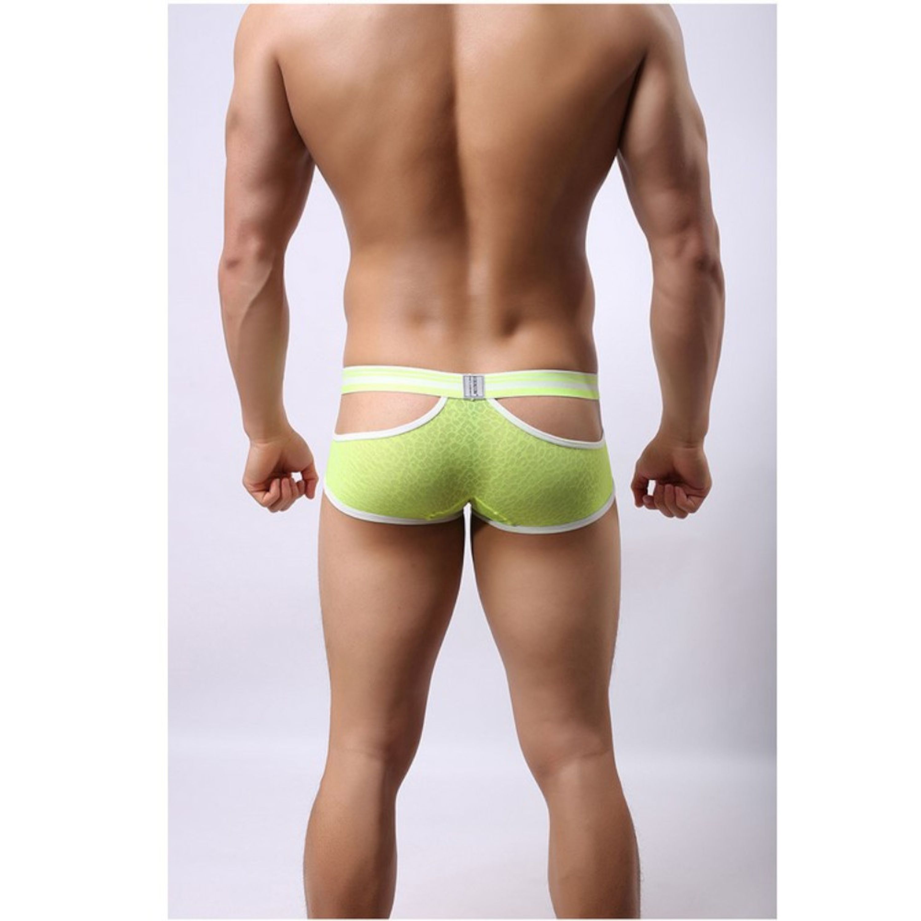 Мужские трусы хипсы салатовые Cockon X Lace Boxer Salat 863 фото 3
