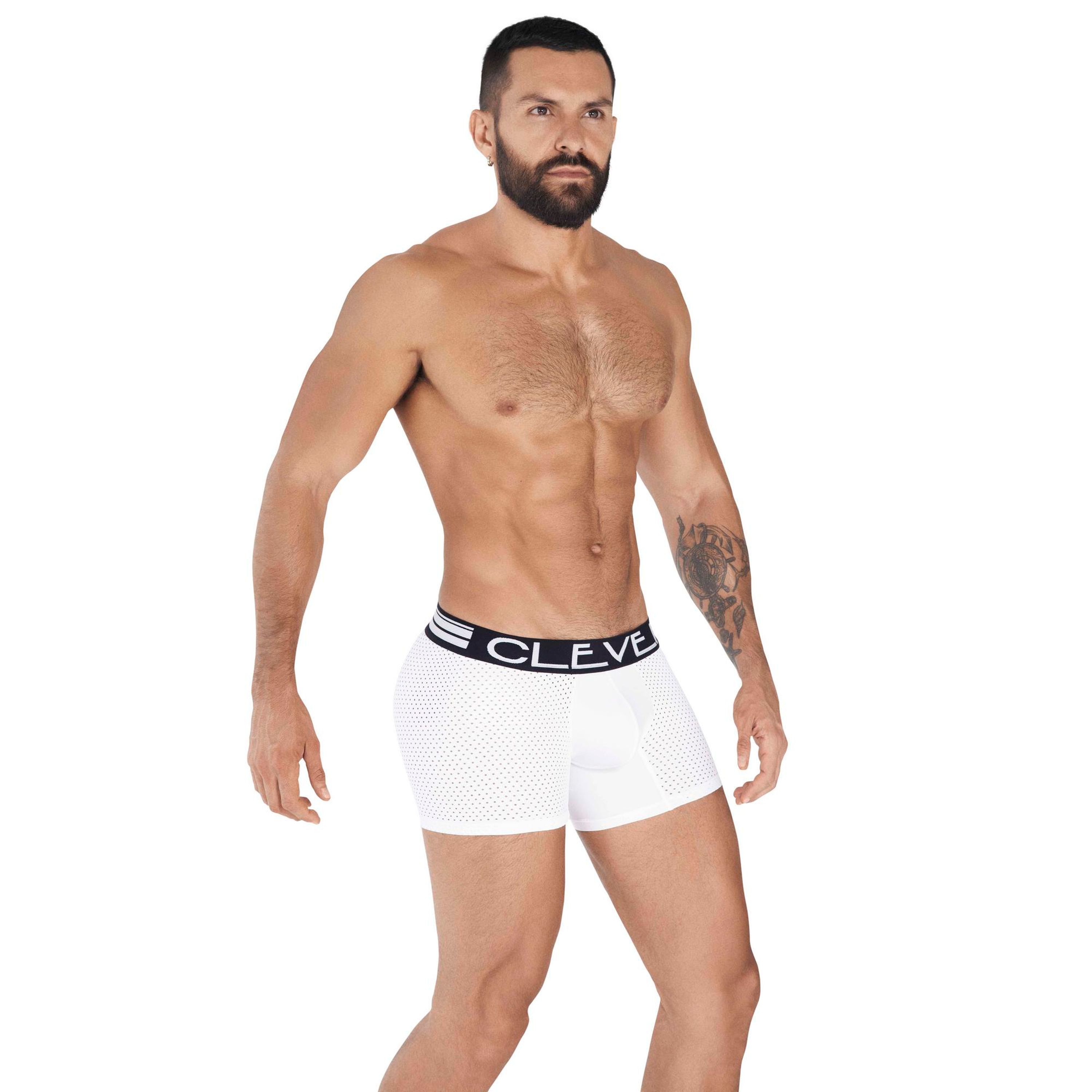 Мужские трусы боксеры белые Clever STRATEGY BOXER 036101 фото 2