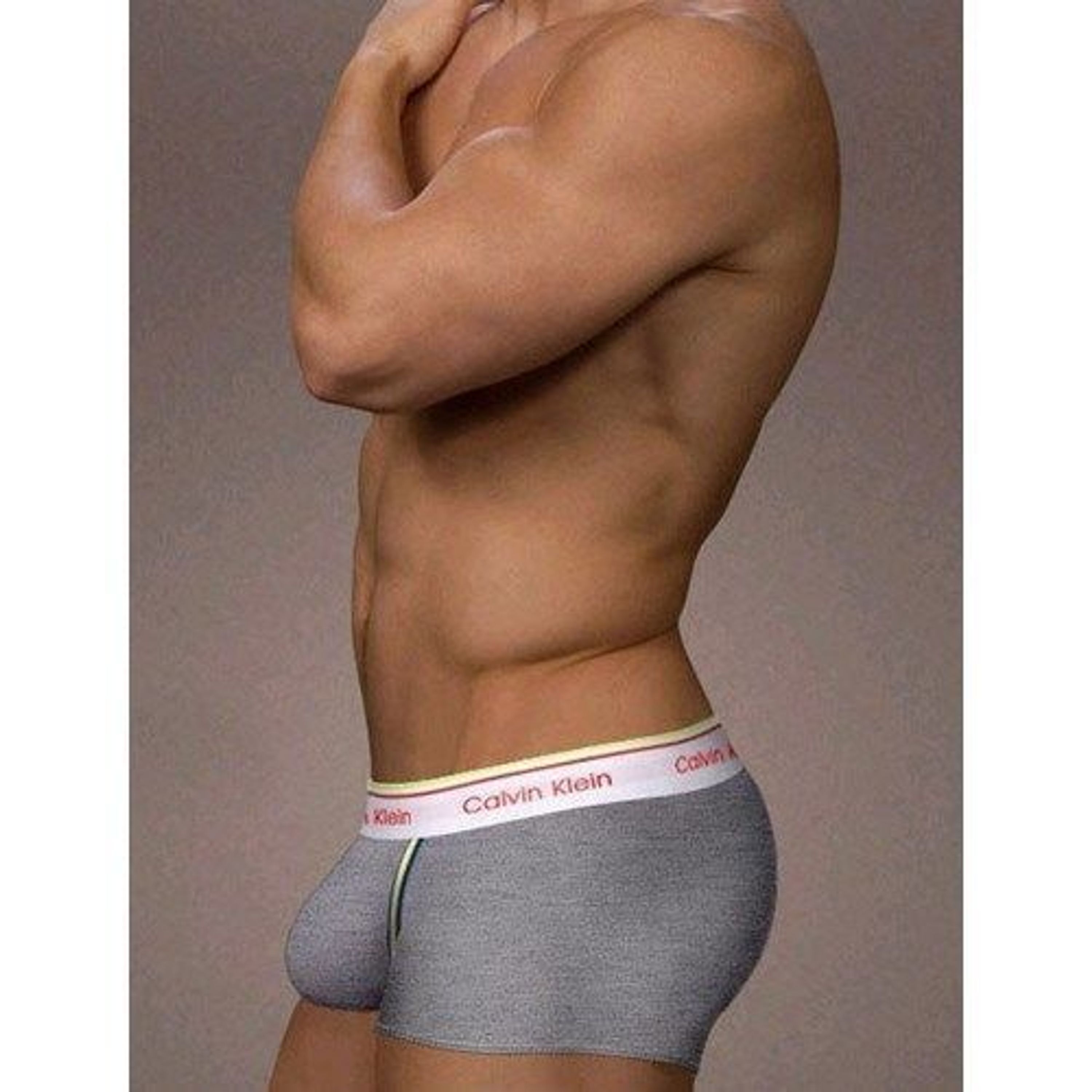 Мужские трусы боксеры серые Calvin Klein Health Boxer Grey фото 2