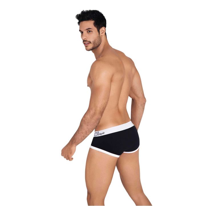 Мужские трусы брифы черные Clever GOALS PIPING BRIEF 041711 фото 3
