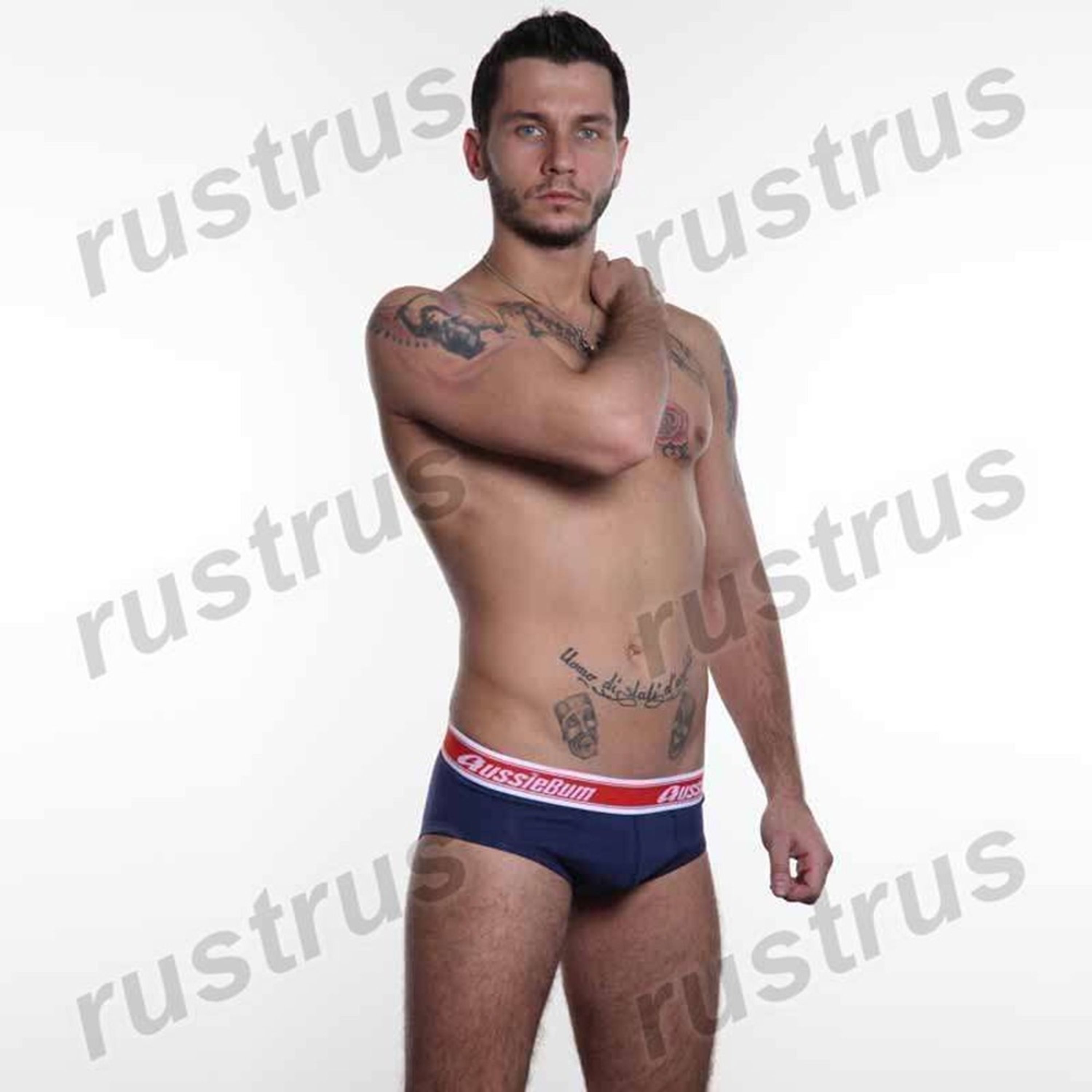Мужские трусы брифы темно-синие Aussiebum AB00131 фото 1