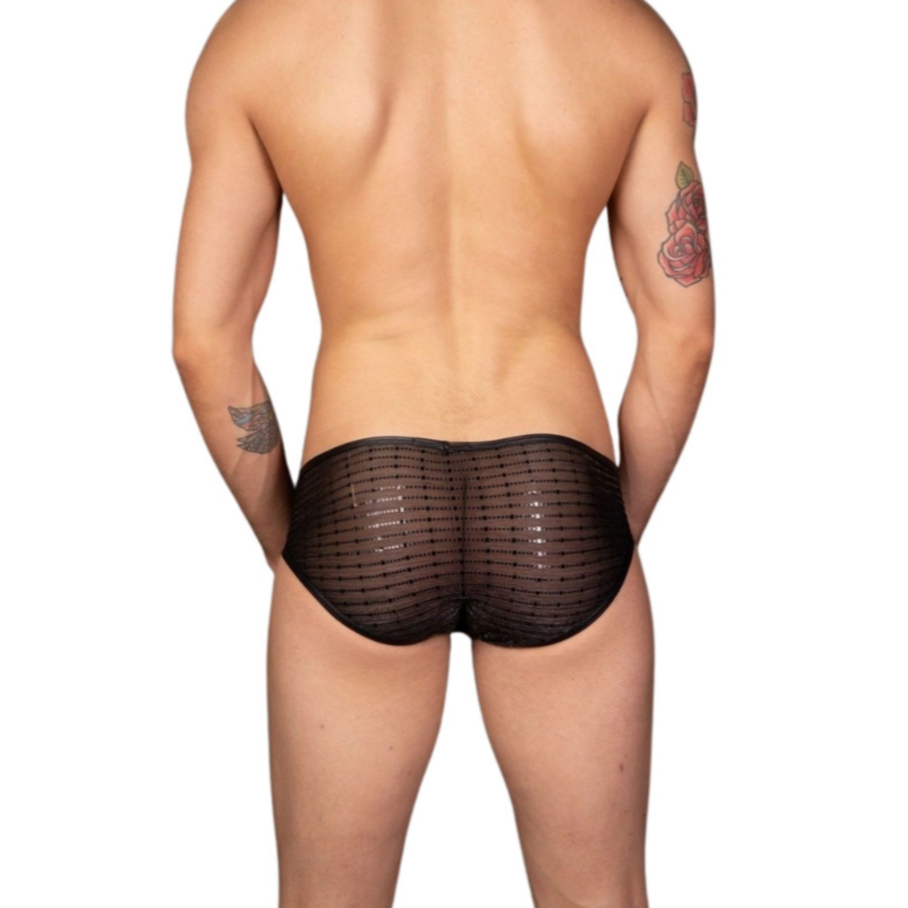 Мужские трусы брифы черные Cosmos Colors CC40_BB фото 2