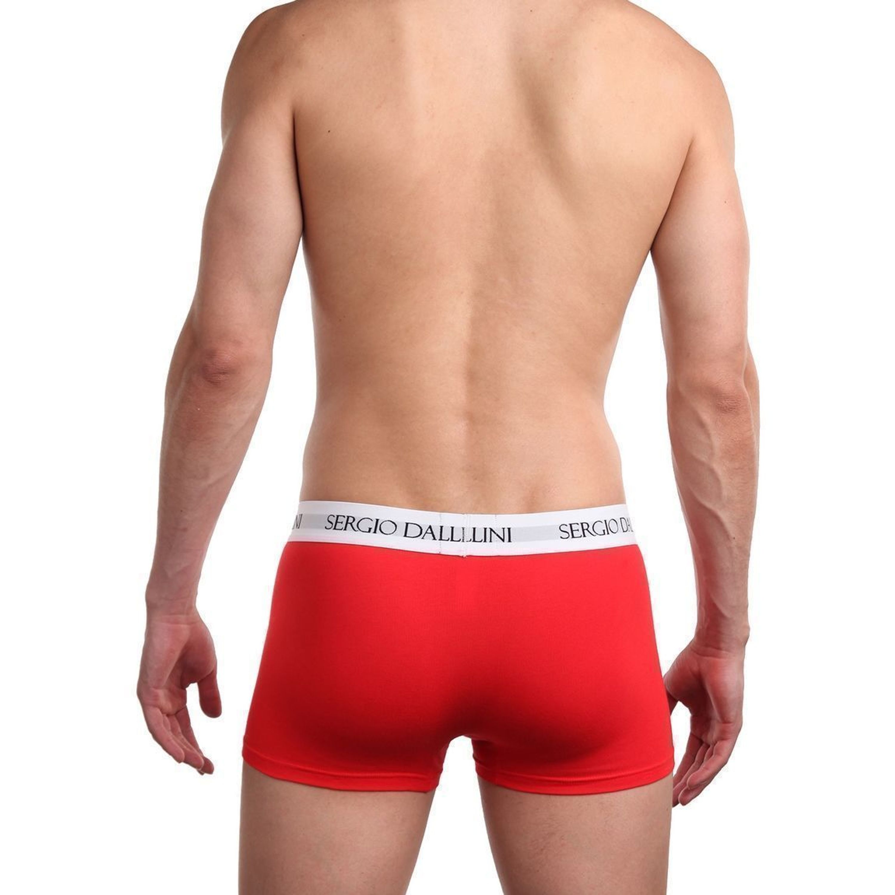 Мужские трусы боксеры красные Sergio Dallini SD2941-1 фото 2
