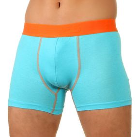 Фото Мужские трусы боксеры голубые E5 Underwear Cotton