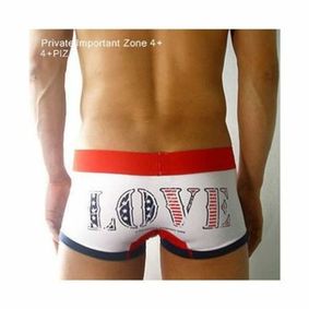 Фото Мужские трусы хипсы белые 4+PIZ Love You Hip Boxer