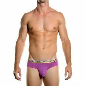 Фото Мужские трусы слипы сиреневые Andrew Christian Vibe Brief Grape