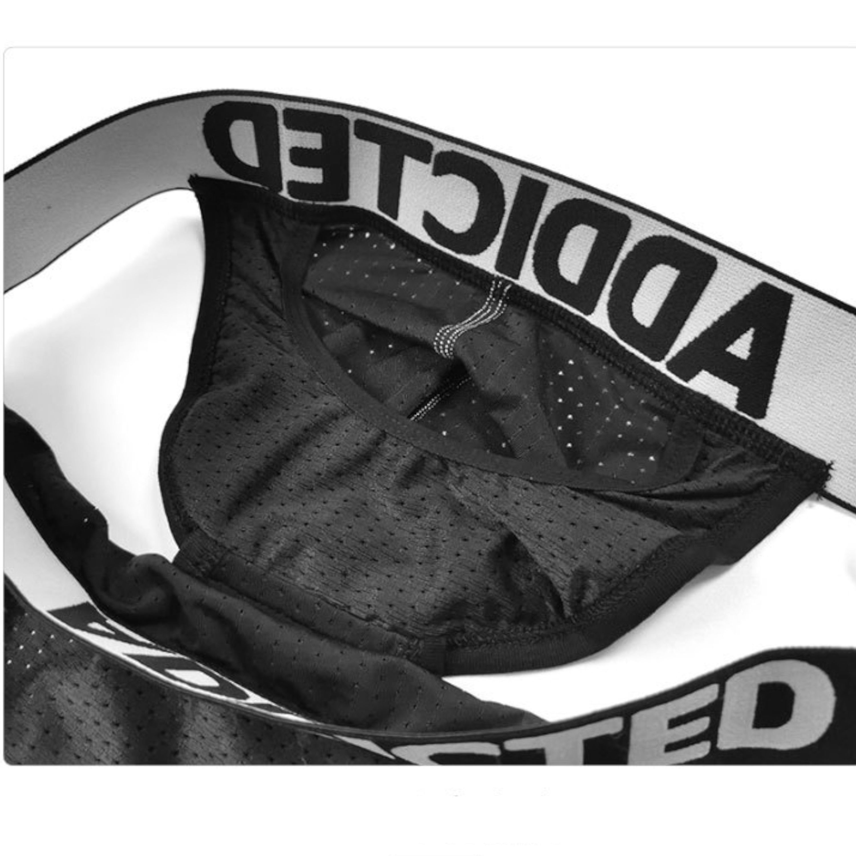 Мужские трусы джоки черные Addicted AD4014-2 фото 4