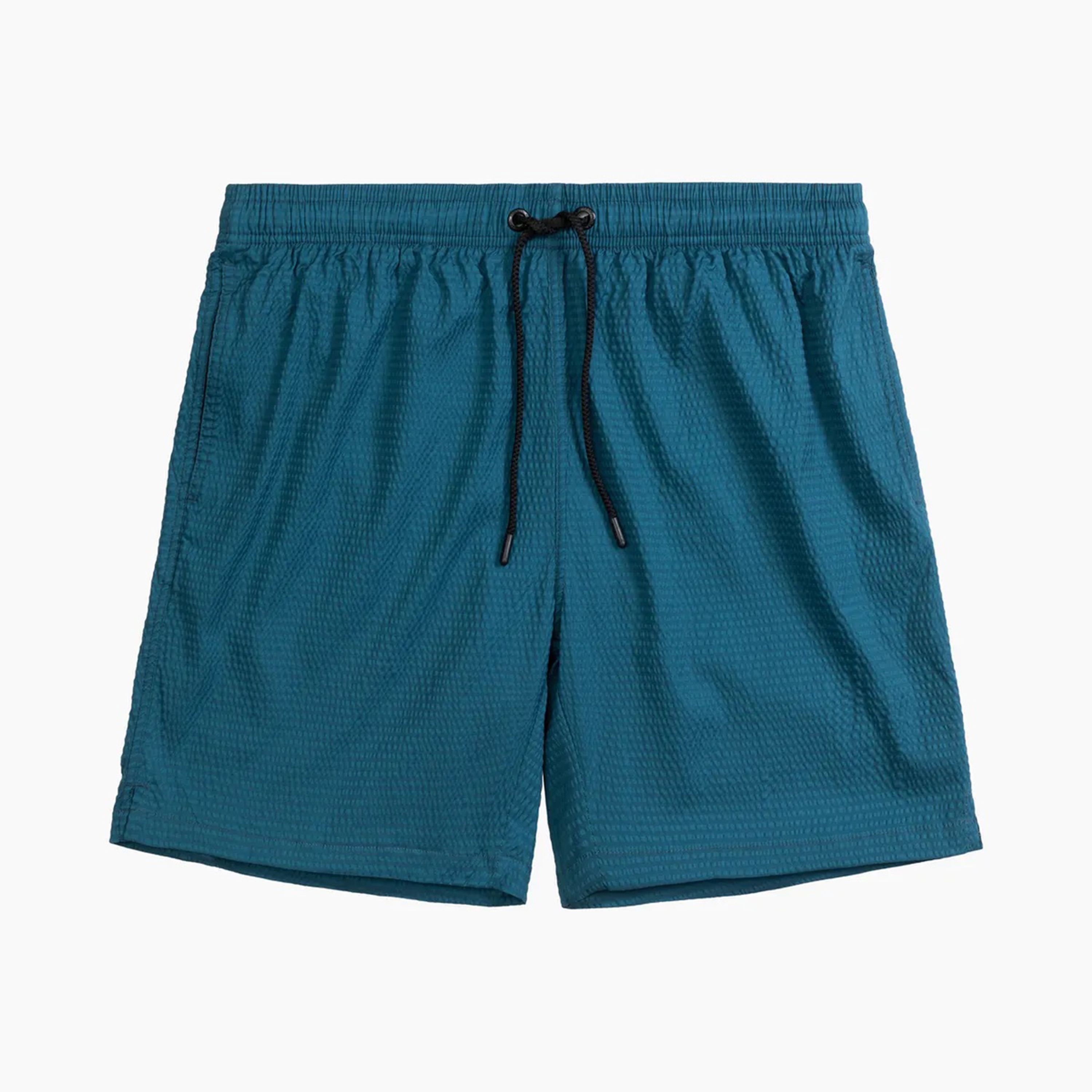 Мужские пляжные шорты изумрудные ATLANTIC 4Way Stretch Texture KMB-226 фото 1