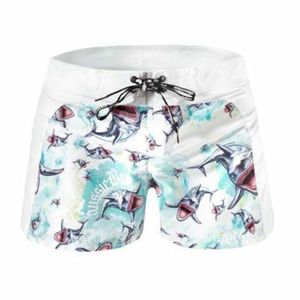 Фото Мужские плавательные шорты голубые с акулой Aussiebum Blue Shark