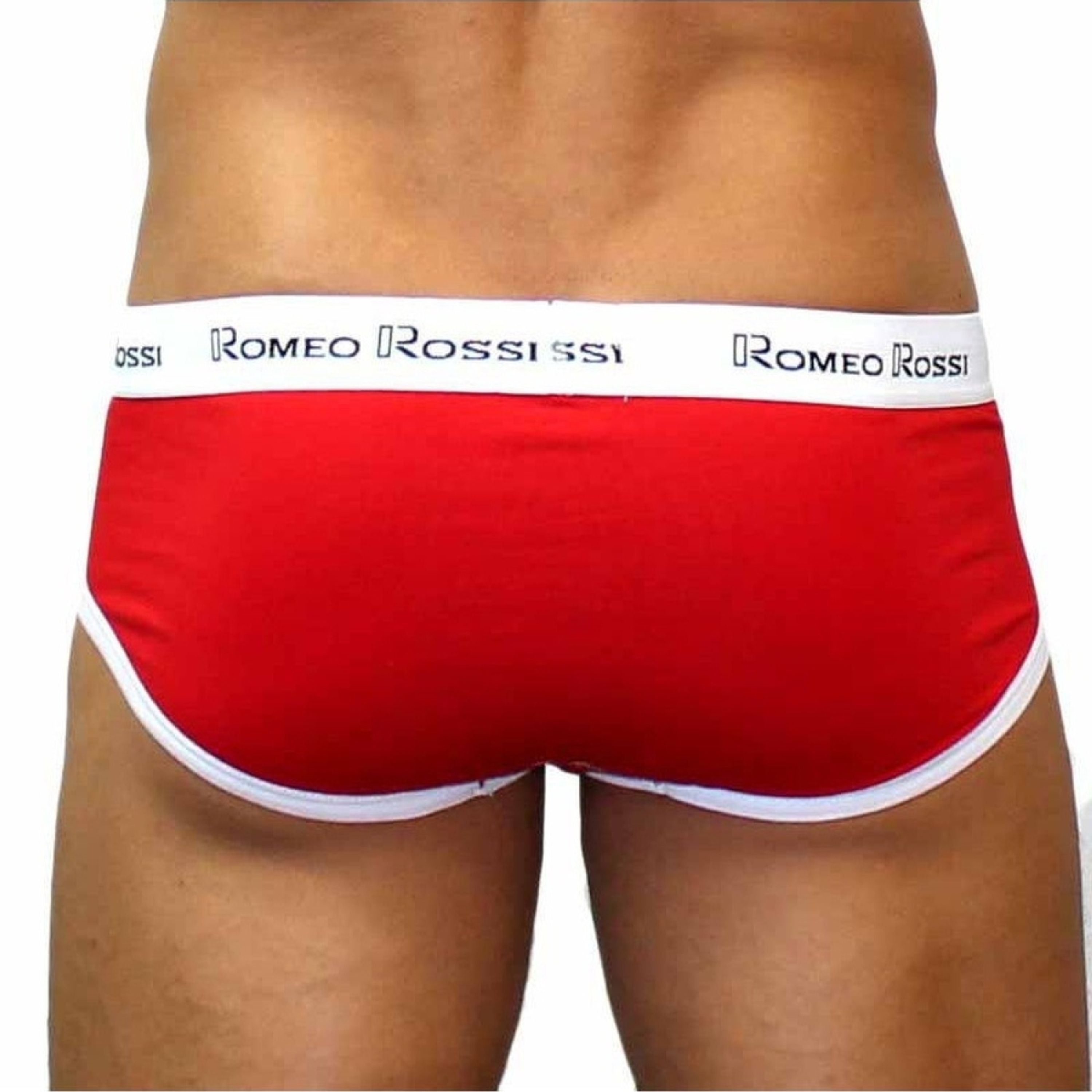 Мужские трусы брифы красные Romeo Rossi RR366-8 Brief фото 4